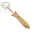 Olive Wood Fish Rosary Key Chain